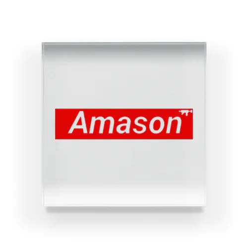 [amason]  Acrylic Block