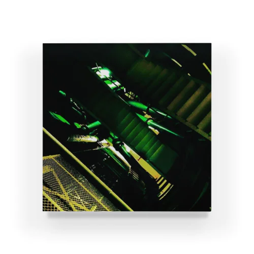 #ruins wearll(green) Acrylic Block