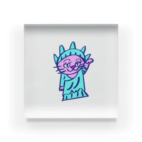 アンジネコ Acrylic Block
