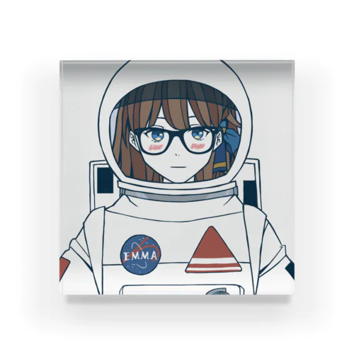 Space suit Emma Acrylic Block