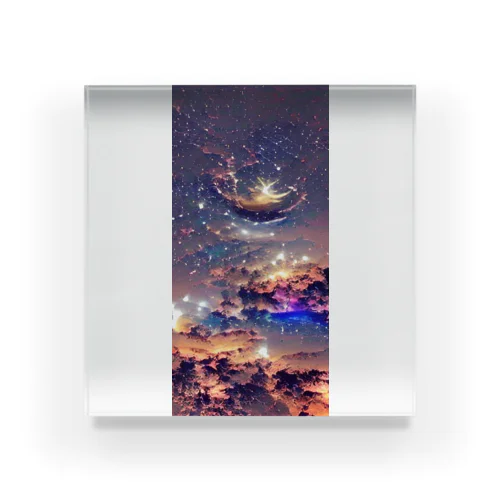 AIの描いた宇宙 Acrylic Block