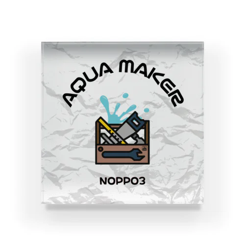 NOPPO3 ロゴ Acrylic Block