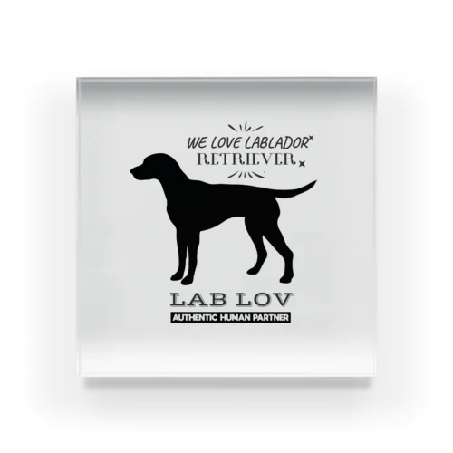 LAB LOV Acrylic Block