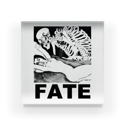 FATE（宿命）（黒文字） Acrylic Block