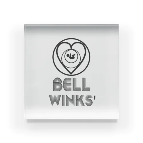 Bell winks アクリルブロック