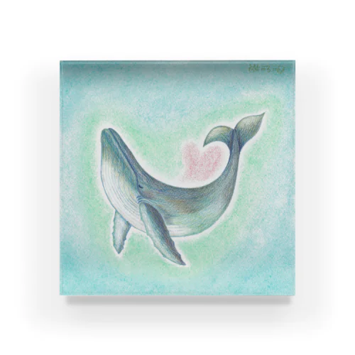 クジラの結ちゃん Acrylic Block