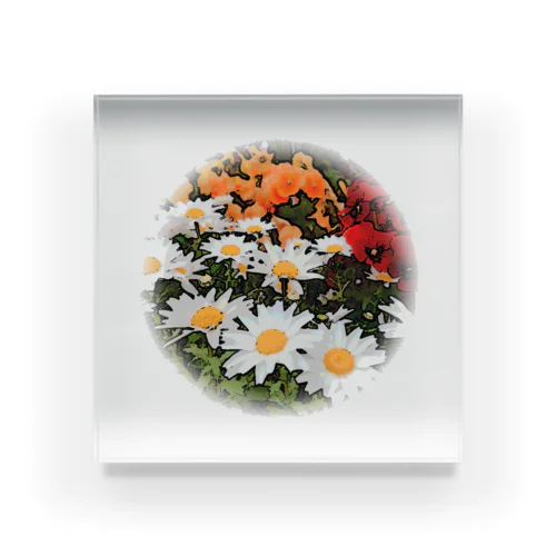 Flower Garden 丸枠ver. Acrylic Block