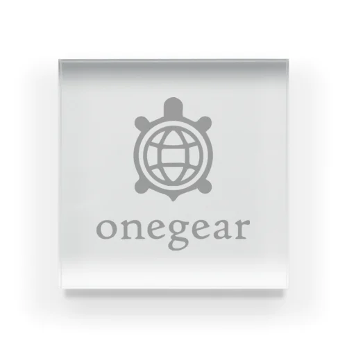 ongaer（ワンギア） 公式ロゴ アクリルブロック