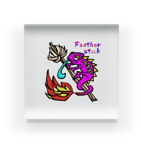 フェザースティック【Feather stick】 Acrylic Block