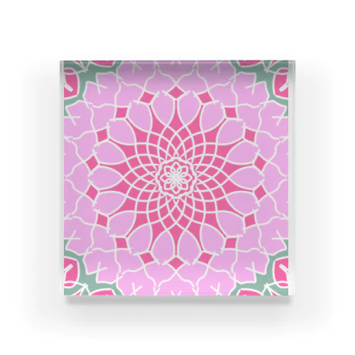 No.8 Pattern Acrylic Block