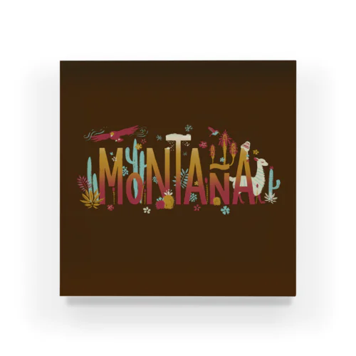 La Montaña Acrylic Block