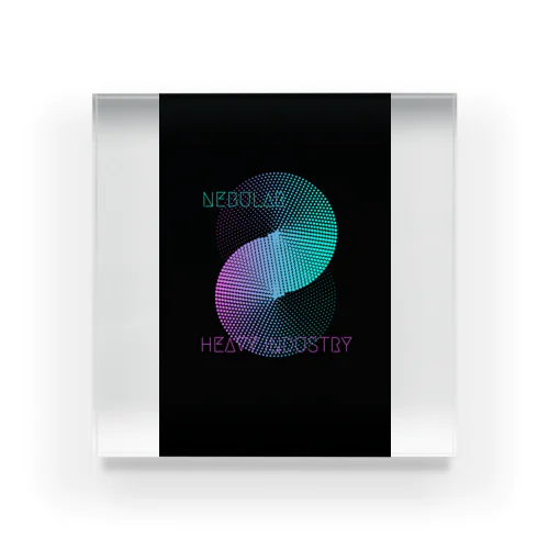 nebular heavy industry ロゴ2-2 Acrylic Block