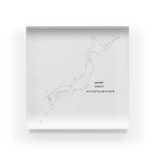 日本地図 Acrylic Block