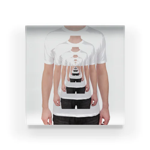 無限Tシャツ (フルグラフィック) Acrylic Block