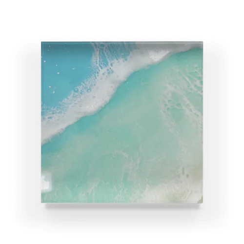 Oceanアート Acrylic Block