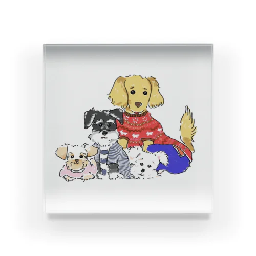 犬それぞれ Acrylic Block