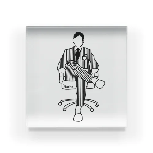 Cool office worker Acrylic Block