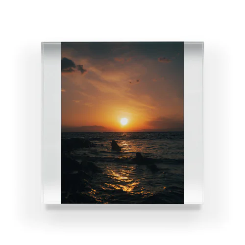 sunsettime Acrylic Block