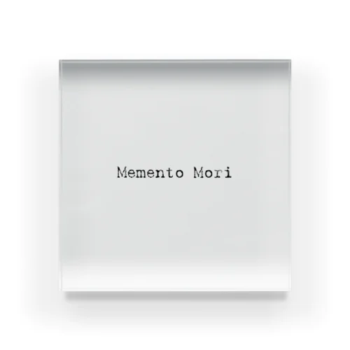 Memento Mori アクリルブロック