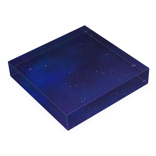 星空イラストの癒されグッズ Acrylic Block