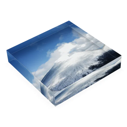 冬の浅間山 Acrylic Block