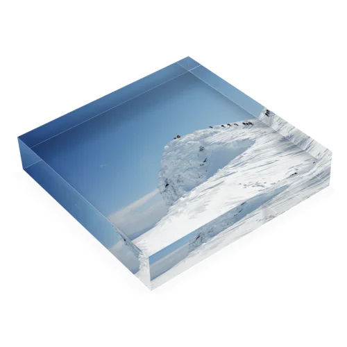 冬の谷川岳 Acrylic Block