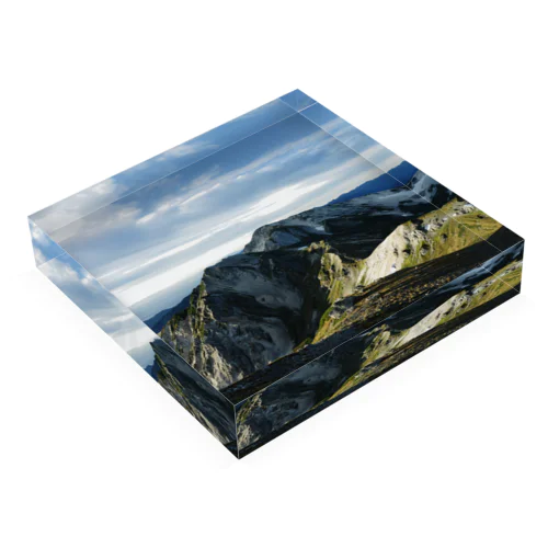 秋の白馬岳 Acrylic Block