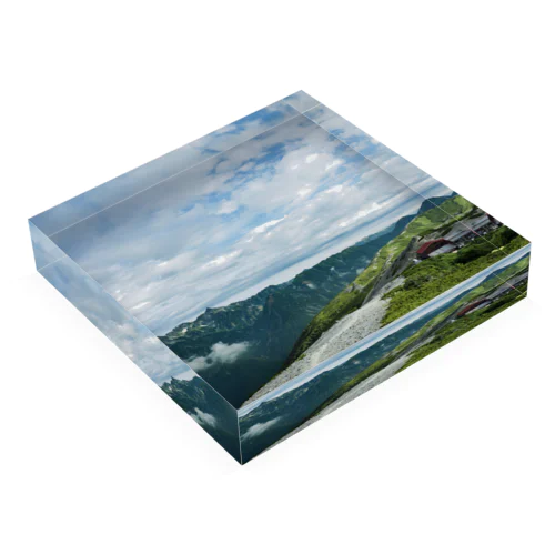 夏の蝶ヶ岳 Acrylic Block