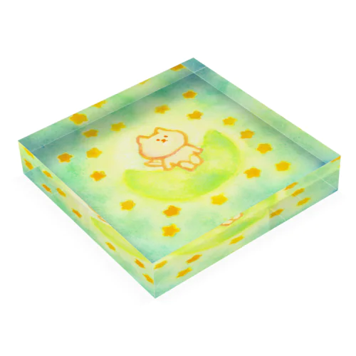 moon Acrylic Block