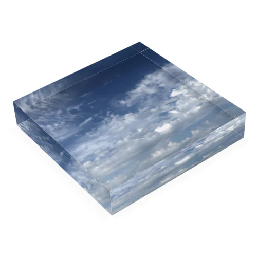 にぎやかな空 Acrylic Block