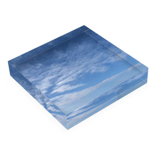 やわらかな空 Acrylic Block