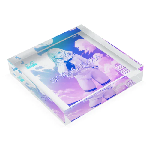 SKY-CLOUD-SEA 架空 PVC エロポップ Acrylic Block
