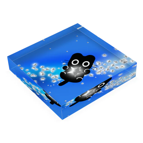 くろねこクロル（銀河） Acrylic Block