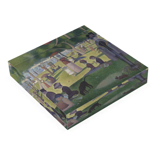 A Sunday on La Grande Jatte — 1884, 1884/86 | Georges Seurat Acrylic Block