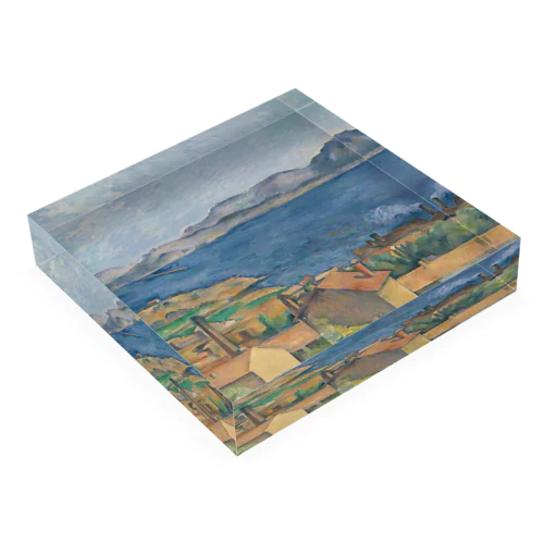 The Bay of Marseille, Seen from L'Estaque, c. 1885 | Paul Cézanne Acrylic Block