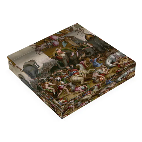 The Battle of Zama, after 1567 | Cornelis Cort Acrylic Block