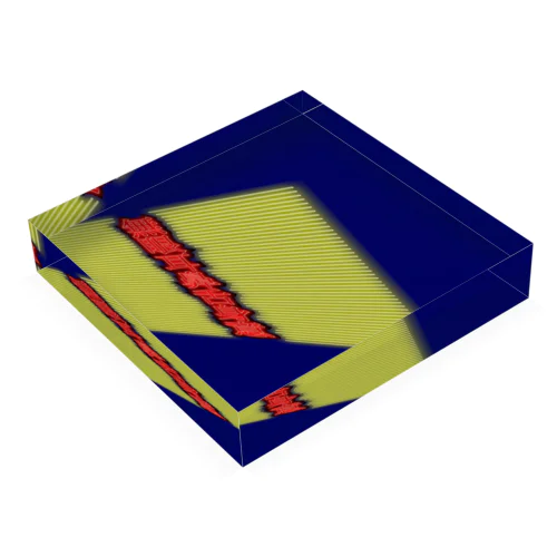 背後のネオン アクリルブロック