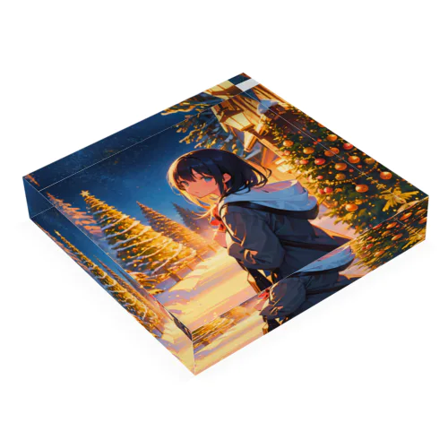 Christmas Journey　〜家族や友達と分かち合う聖なる夜の旅〜　No.7「きよしこの夜」 Acrylic Block