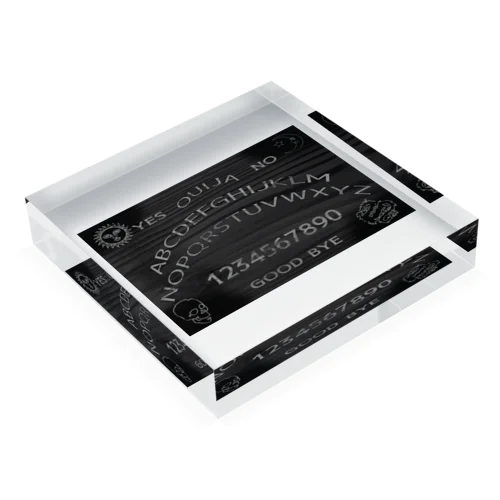 BLACK OUIJA BOARD Acrylic Block