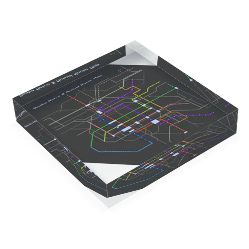 Osaka Metro 相互乗り入れ先路線図 Acrylic Block