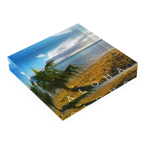 THE BEACH Acrylic Block