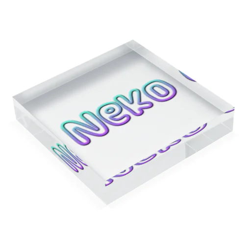 Neko（猫好きのススメ） Acrylic Block