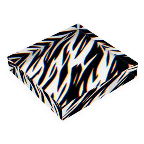 Color Shift Full Tiger Pattern アクリルブロック