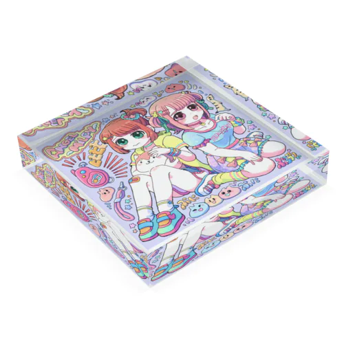 Milky Pink _ Angel Milpy Acrylic Block