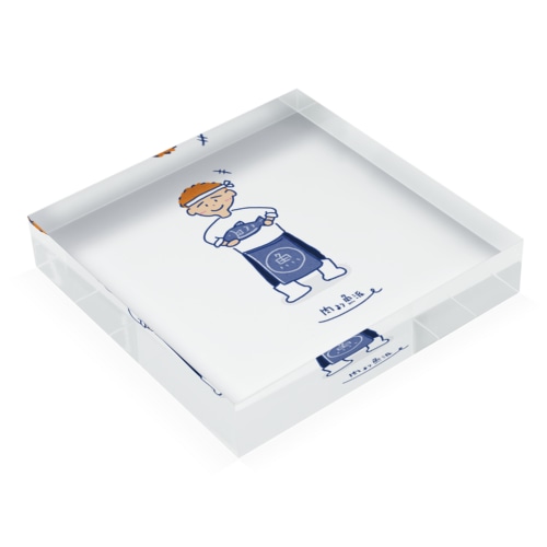 肉より魚派 Acrylic Block