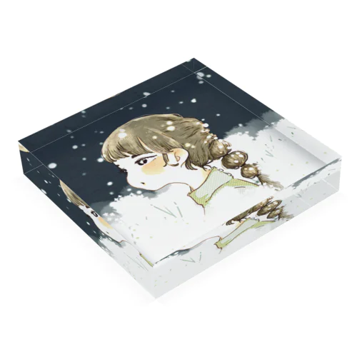 かすみそう Acrylic Block