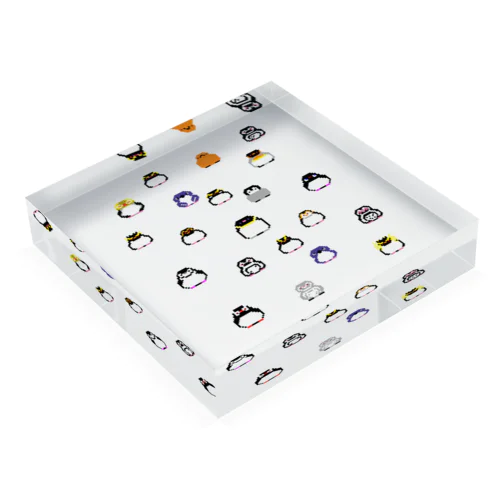 16bit Penguins Allstars(Sougara) Acrylic Block