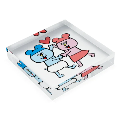 ねんたん&ねみこちゃん Acrylic Block