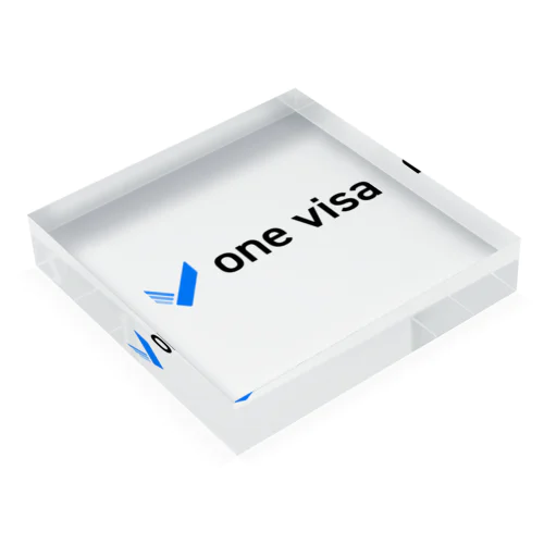 one visa logo 2019 아크릴 블럭