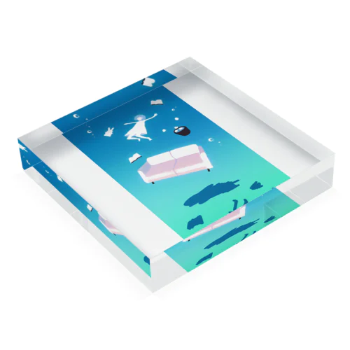 「浅瀬と重力」 Acrylic Block